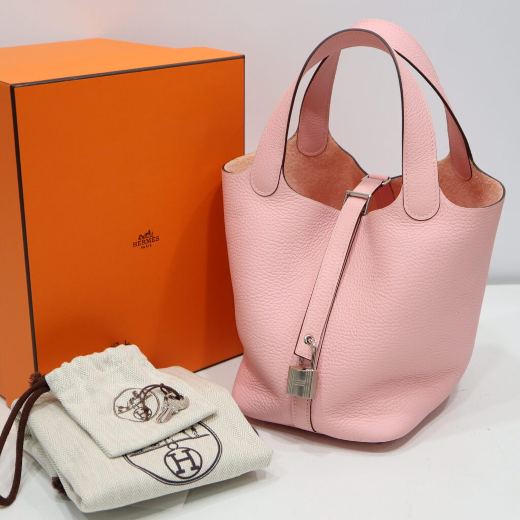 エルメス ピコタンロックPM ローズサクラ B刻印 箱 袋