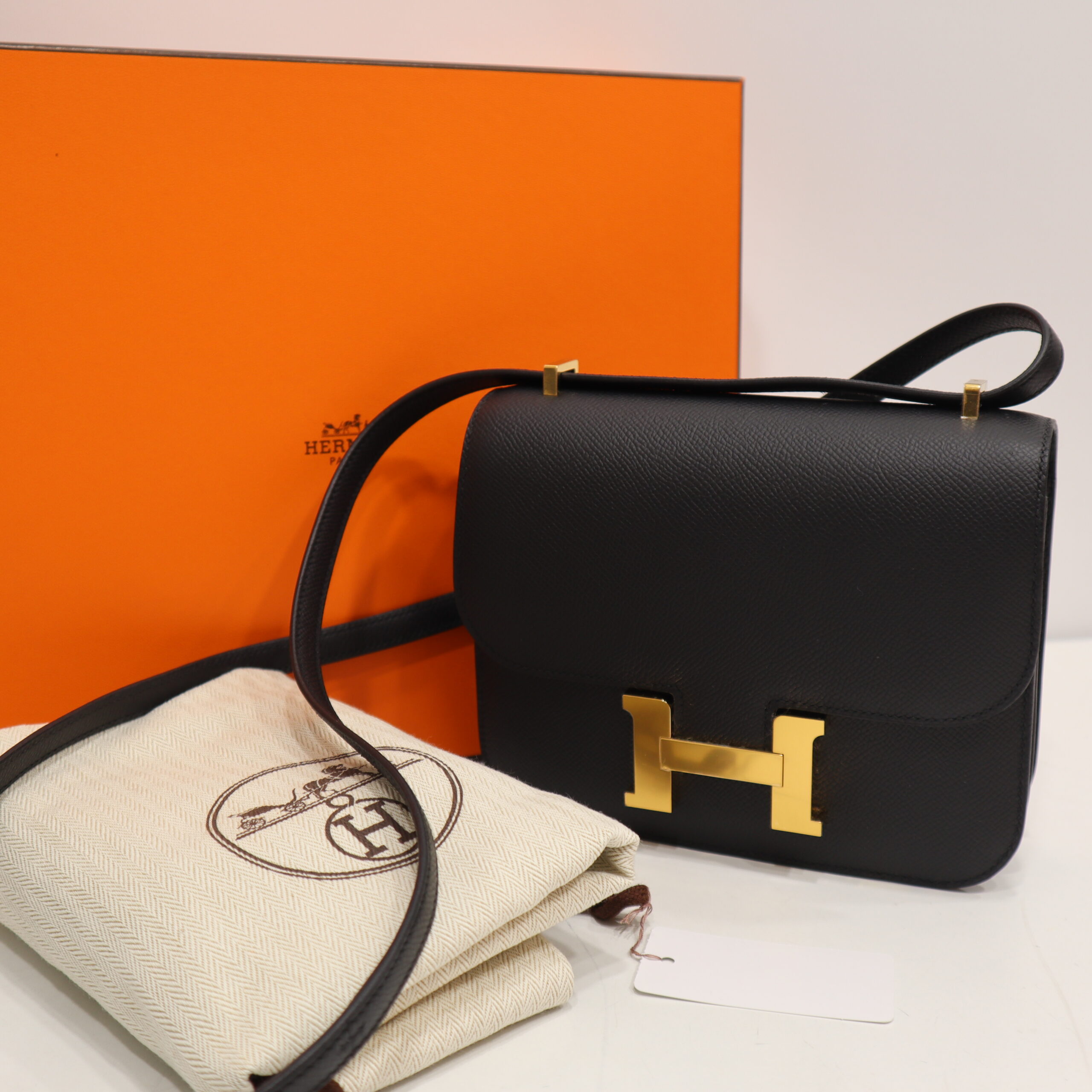 エルメス コンスタンス ミニ ブラック エプソン U刻