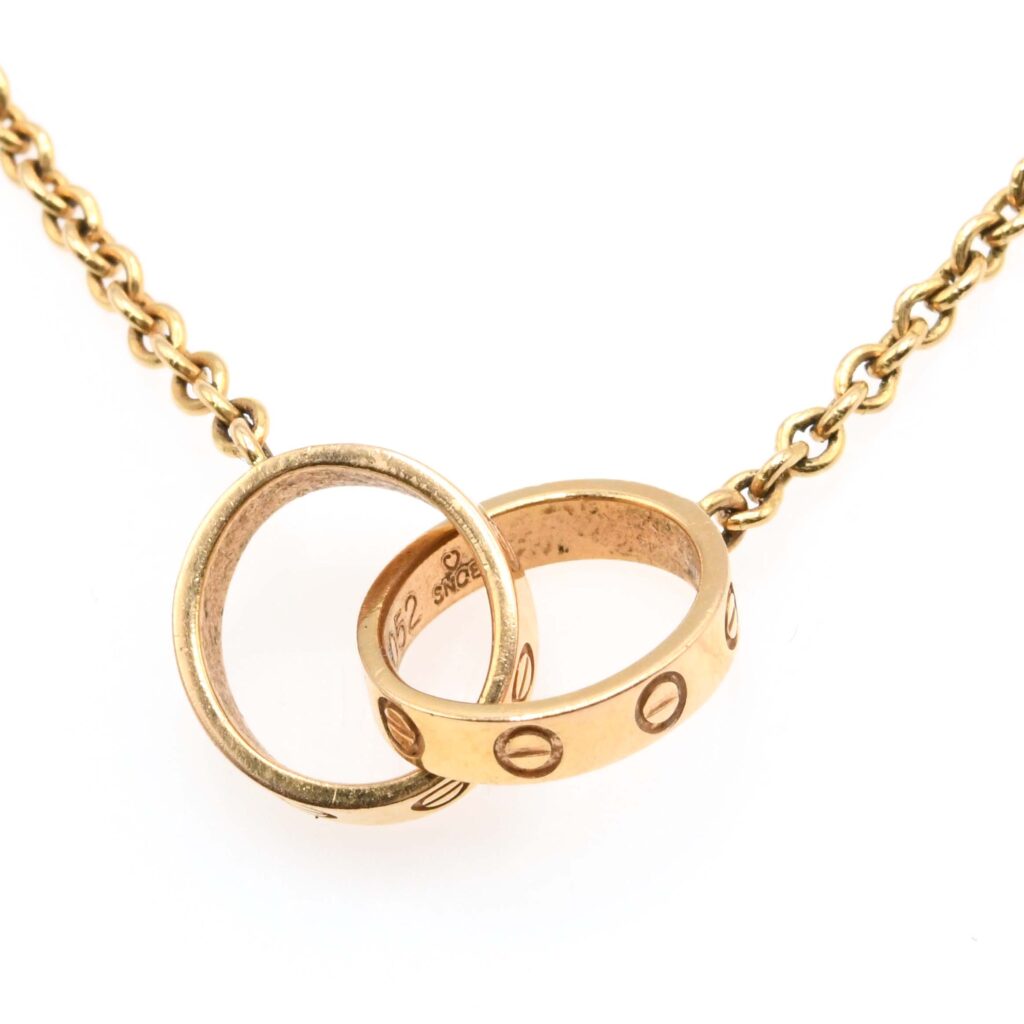 カルティエ　ネックレス　ベビーラブ　750　7.6ｇ