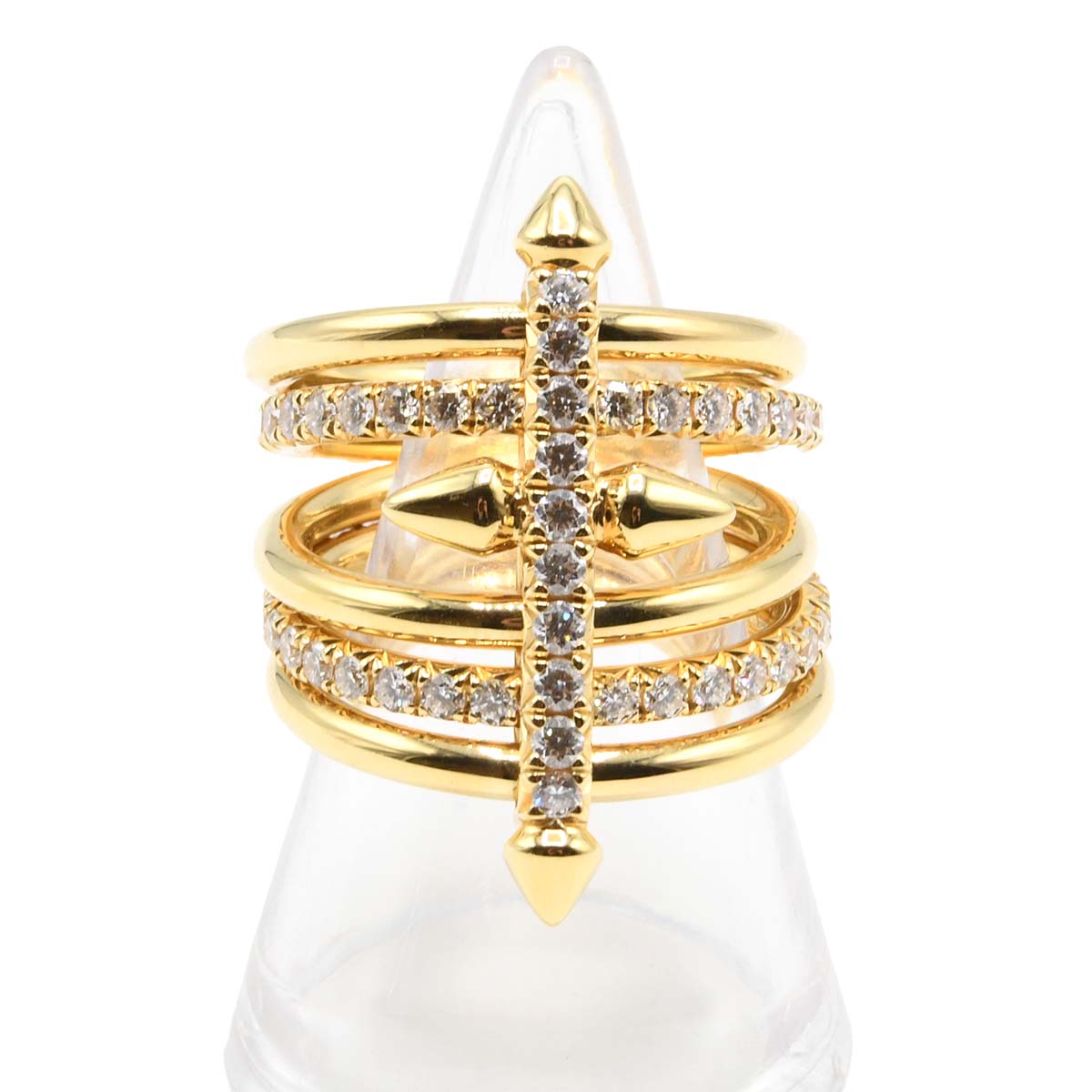 ティファニー　リング　タイタン ファレル・ウィリアムス　5ロウ　ダイヤモンド　750　D1.75　21ｇ